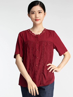 25桑迪服饰中年女装妈妈装大码休闲女装开衫外套夏装新款上衣B010
