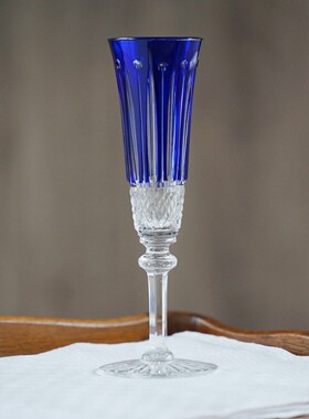 法国圣路易Tommy中古水晶香槟杯