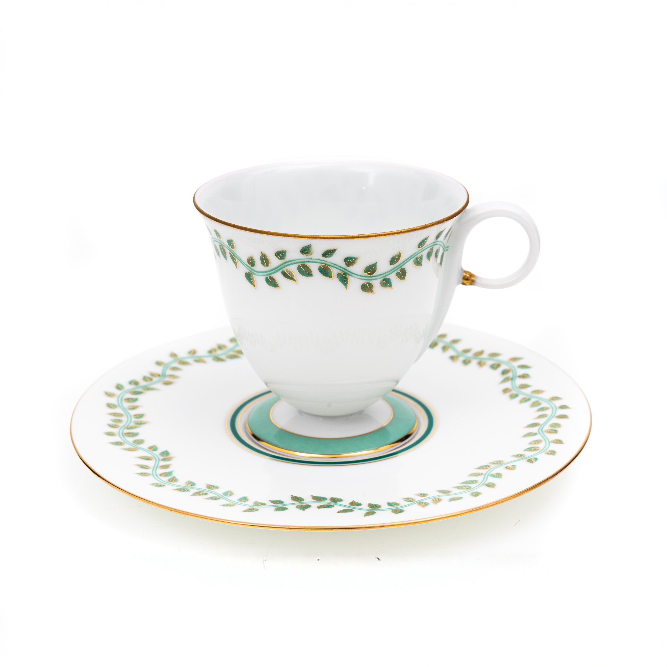 法国Lalique莱俪中古瓷器咖啡杯Liane d'eau水藤系列法式家居美学