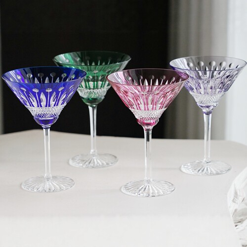法国圣路易中古水晶鸡尾酒杯