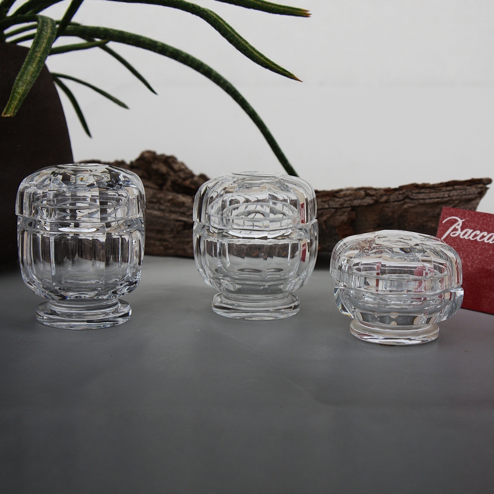 法国巴卡拉水晶首饰盒三件套