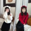 针织衫 童装 加工定制水貂绒儿童毛衣洋气宝宝套头上衣秋冬童装