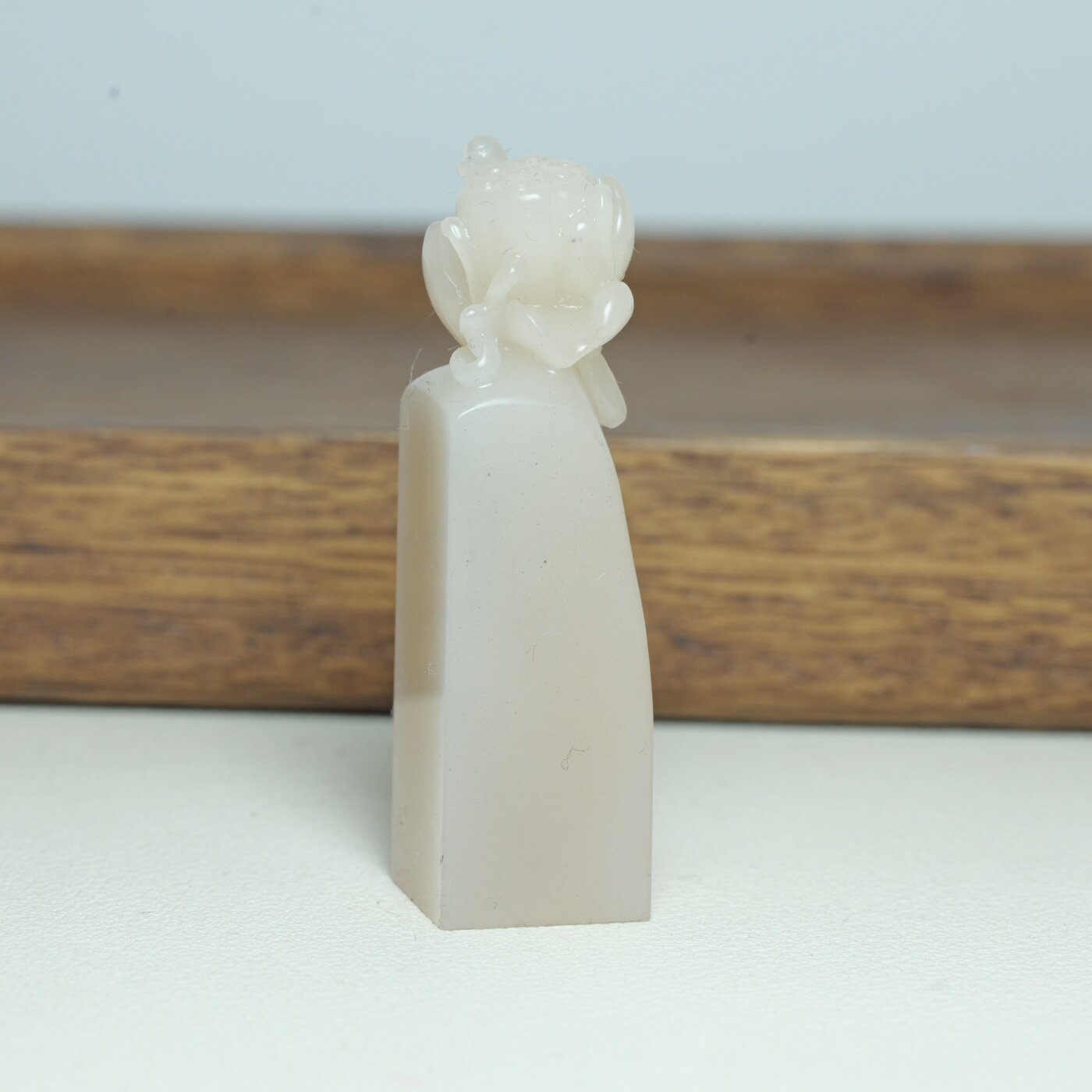 1.2cm Hand-Engraved Stone Seal Square Laos Stone Stamp - Product image 2