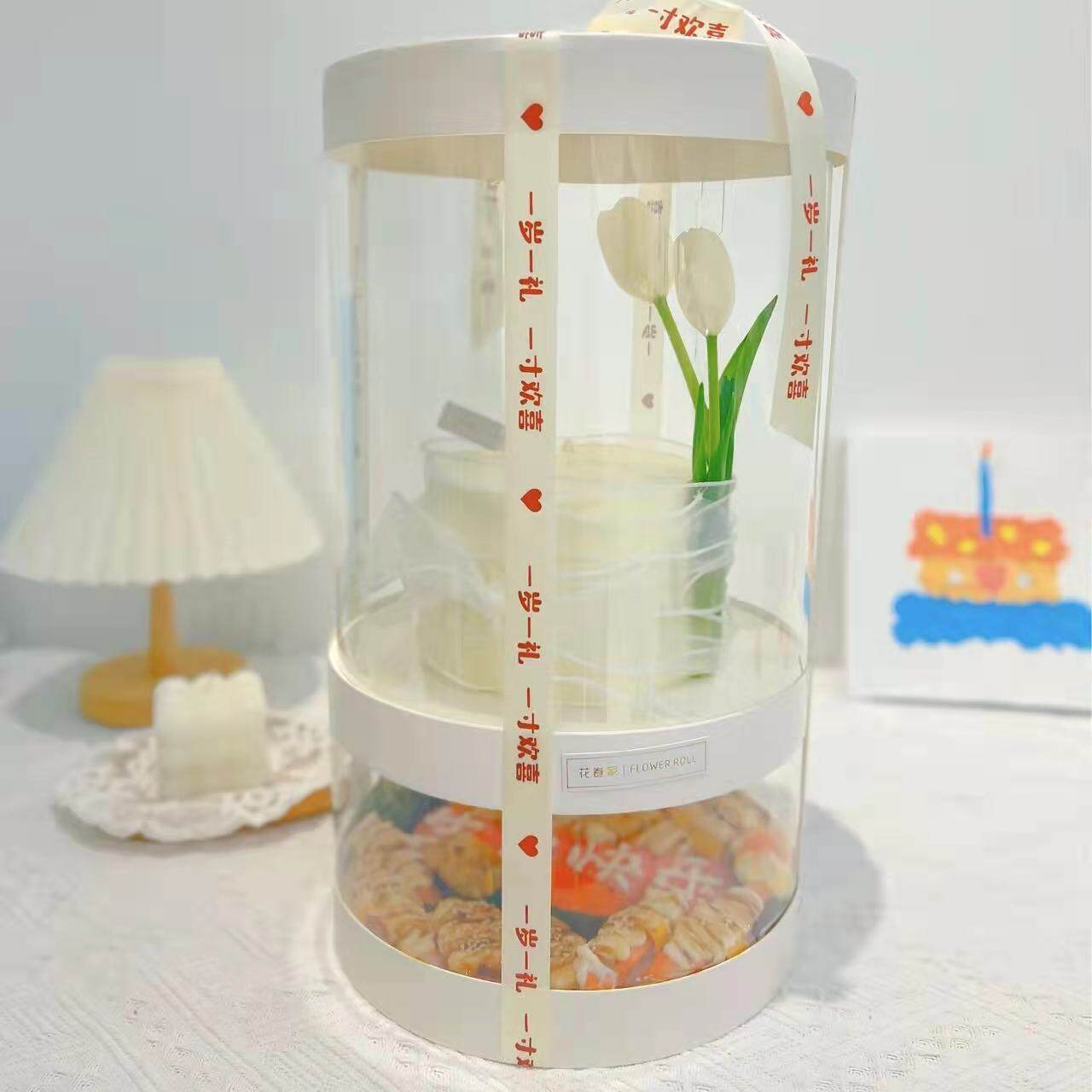新款生日蛋糕丝带打包用甜品烘焙布带宝宝彩带缎带卡通蝴蝶结织带