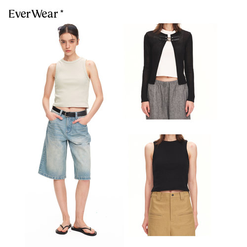 EverWear极简高弹显瘦圆领背心女