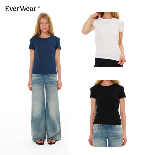 EverWear美式圆领短袖T恤显瘦