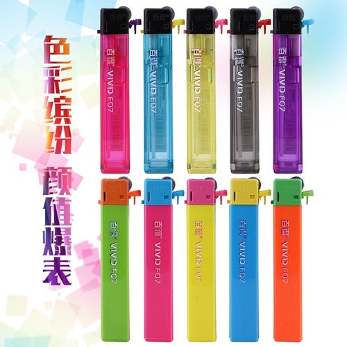 广告打火机百得砂轮长条方形草蜢