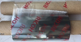 日本理光全树脂碳带B110CR 哑银PET碳带 消银龙PVC碳带 70 *90