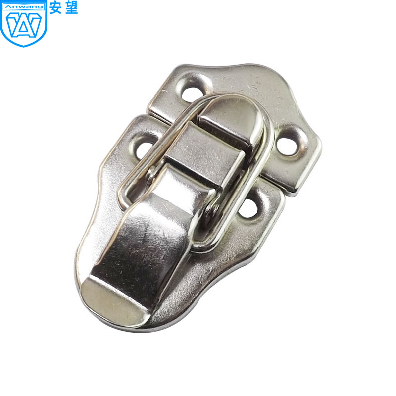 3003中箱锁扣箱包锁扣木箱扣吊搭扣中箱搭英式箱扣铁镀铬五金配件