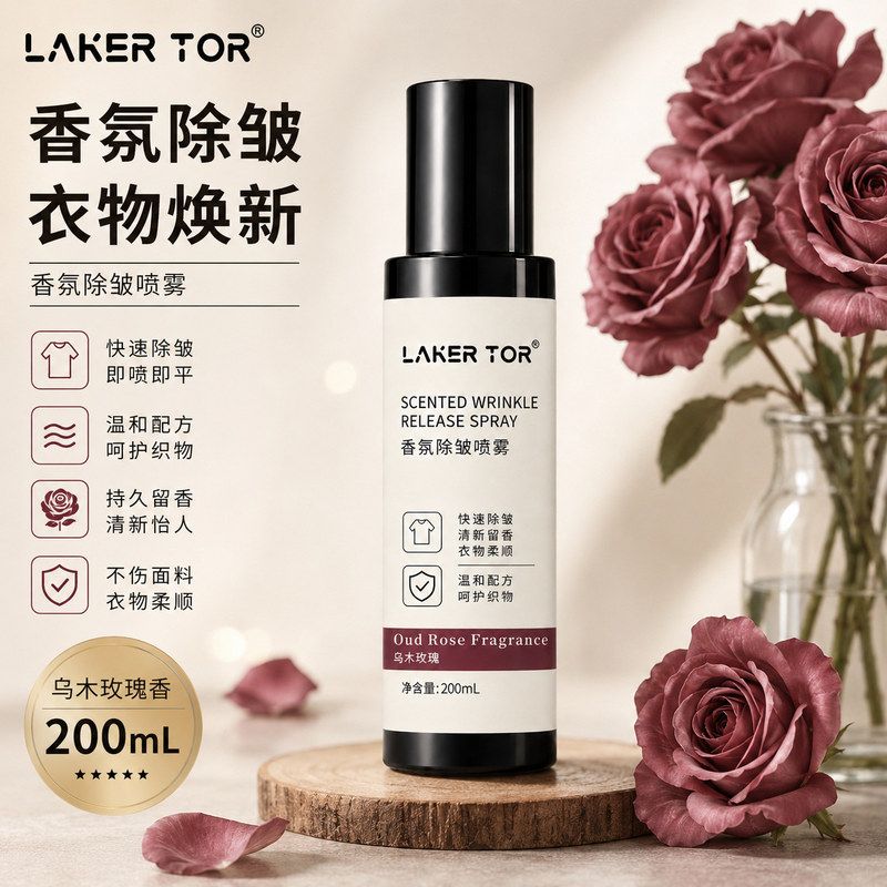 除皱柔顺剂去真丝衣物防皱除味裤免抗皱熨烫神器棉麻喷雾衣服褶皱