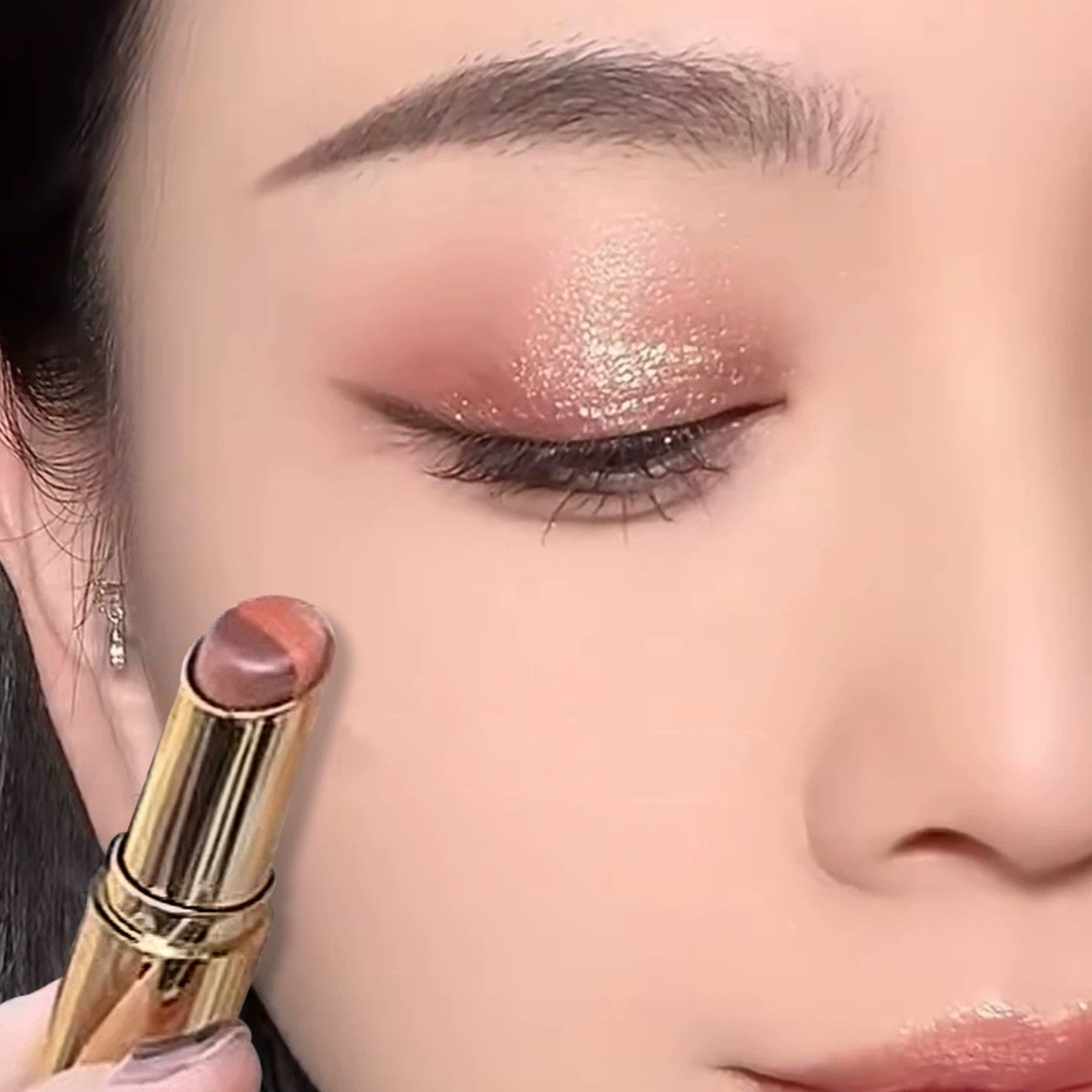 一笔成型渐变懒人三色眼影棒哑光细闪珠光高光眼影笔新人初学者,彩妆/香水/美妆工具,眼影,淘宝优惠券,粉丝福利购,淘宝优惠卷