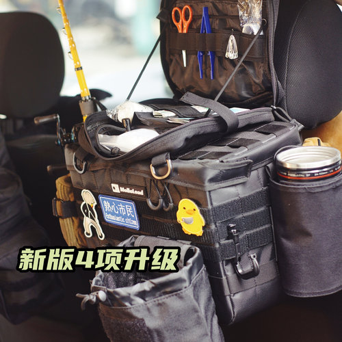 哈佛猛龙H9H5H6大狗通用头枕后备箱战术外拓展收纳包挂板包molle