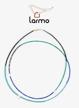 朗睦原创设计琉璃项链女休闲风