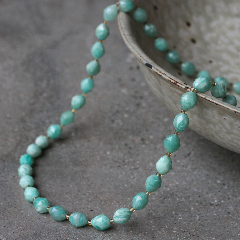 朗睦原创天然天河石手工限量项链