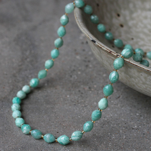 朗睦原创天然天河石手工限量项链