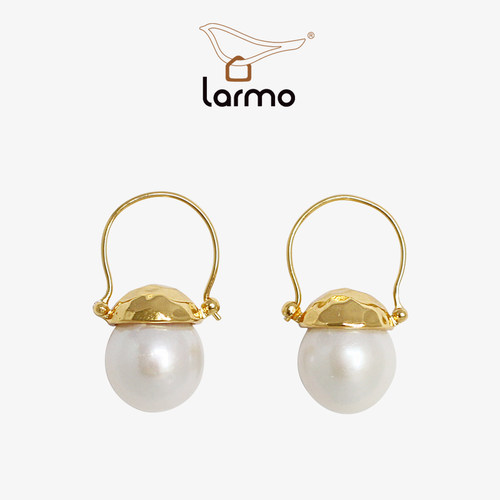 朗睦原创设计巴洛克珍珠耳环时尚