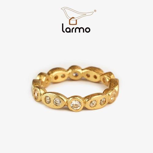 朗睦原创设计手工制作戒指休闲风