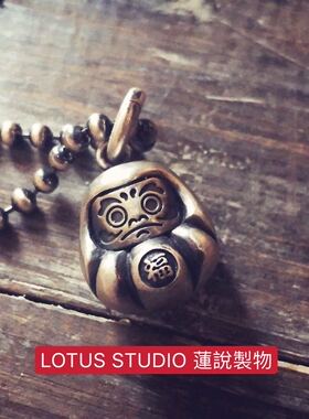 莲说制物 LotusStudio 2026祈福好运银质达摩蛋吊坠