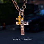 LotusStudio莲说制物 前苏联硬币 手工改造十字架造型吊坠