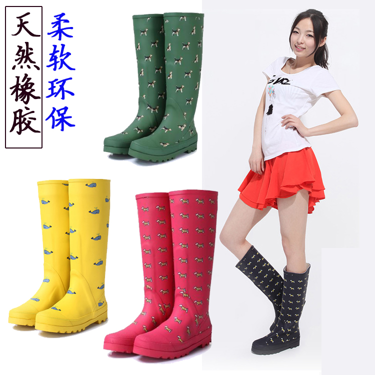 Giày đi mưa của phụ nữ Hàn Quốc không thấm nước ngắn dành cho người lớn ủng nữ đi mưa 
