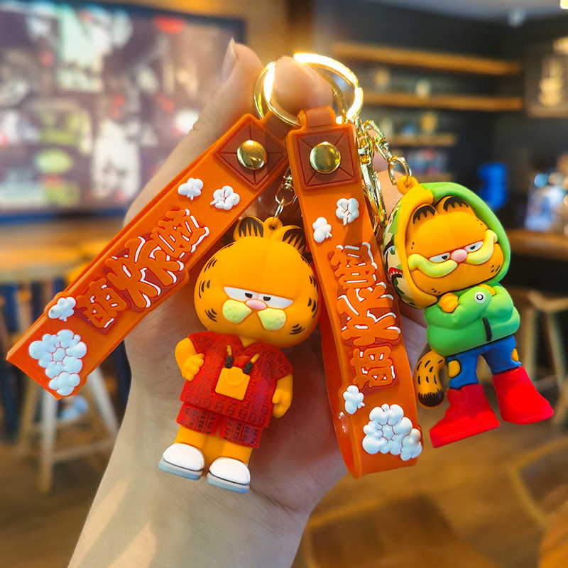 可爱卡通加菲猫公仔钥匙扣精致包包挂件汽车钥匙配饰伴手礼小礼品,节庆用品/礼品,钥匙扣,淘宝优惠券,粉丝福利购,淘宝优惠卷