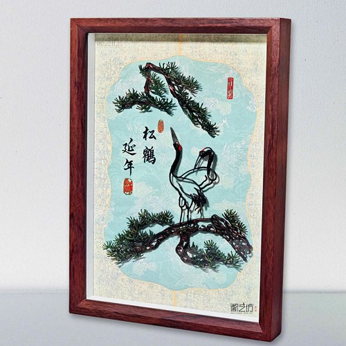 徽艺坊手工彩绘铁画非遗安徽特色