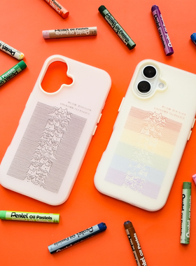 萌猫のJoy Division摇滚乐队创意可爱猫猫双层二合一果冻壳手机壳适用于苹果16ProMax15Pro14Pro13Pro