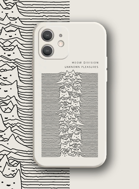 萌猫のJoy Division摇滚乐队创意可爱猫猫全包硅胶手机壳适用于苹果16ProMax华为pura70小米14三星s25ultra