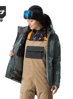 2018-19 ORAGE CATH 新款冬季户外防水耐磨厚款单板双板滑雪服女