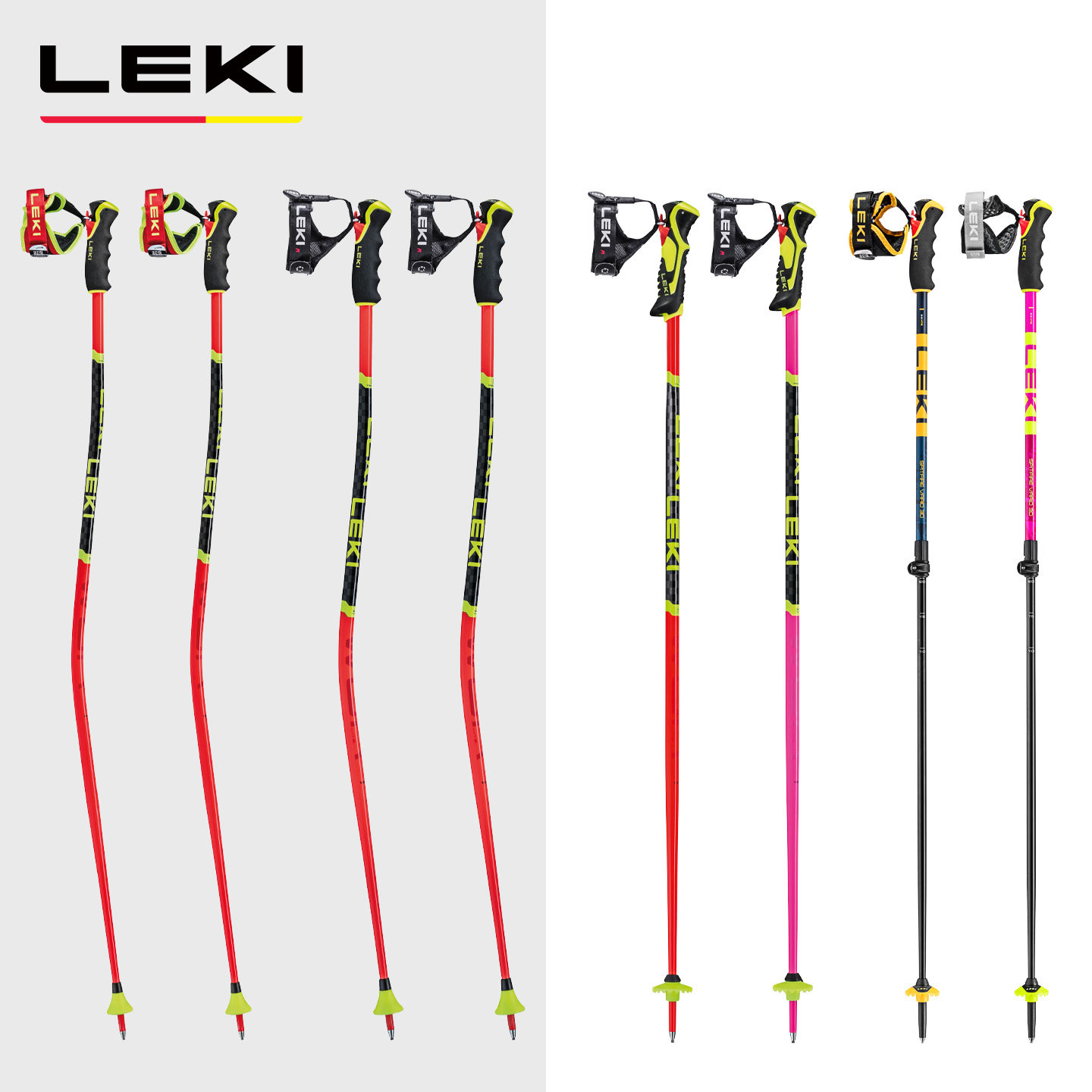 25-26 Leki 铝合金滑雪杖 男女通用全山地深雪竞赛滑雪装备