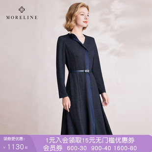 沐兰高雅氛围感法式轻熟风连衣裙2026秋装新款重要场合漂亮裙子