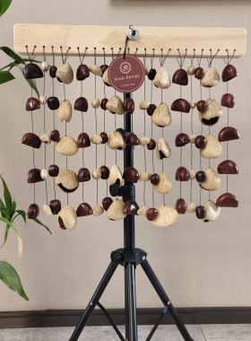 德瑞同款手摇铃音束串铃音树排铃果实风铃伴奏静心音疗装饰手工