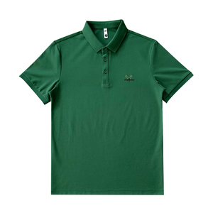 夏季珠地棉复古鹿头刺绣修身保罗衫短袖polo衫T恤A431-PL83-P55图片