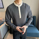 2025秋装新款男士圆领卫衣套头长袖T恤401B-WY61-P65，男装T恤，星座401B（原A431）