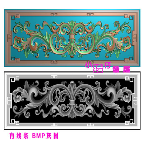 大洋花石雕木雕精雕图JDP浮雕图BMP灰图黑白图521软件图