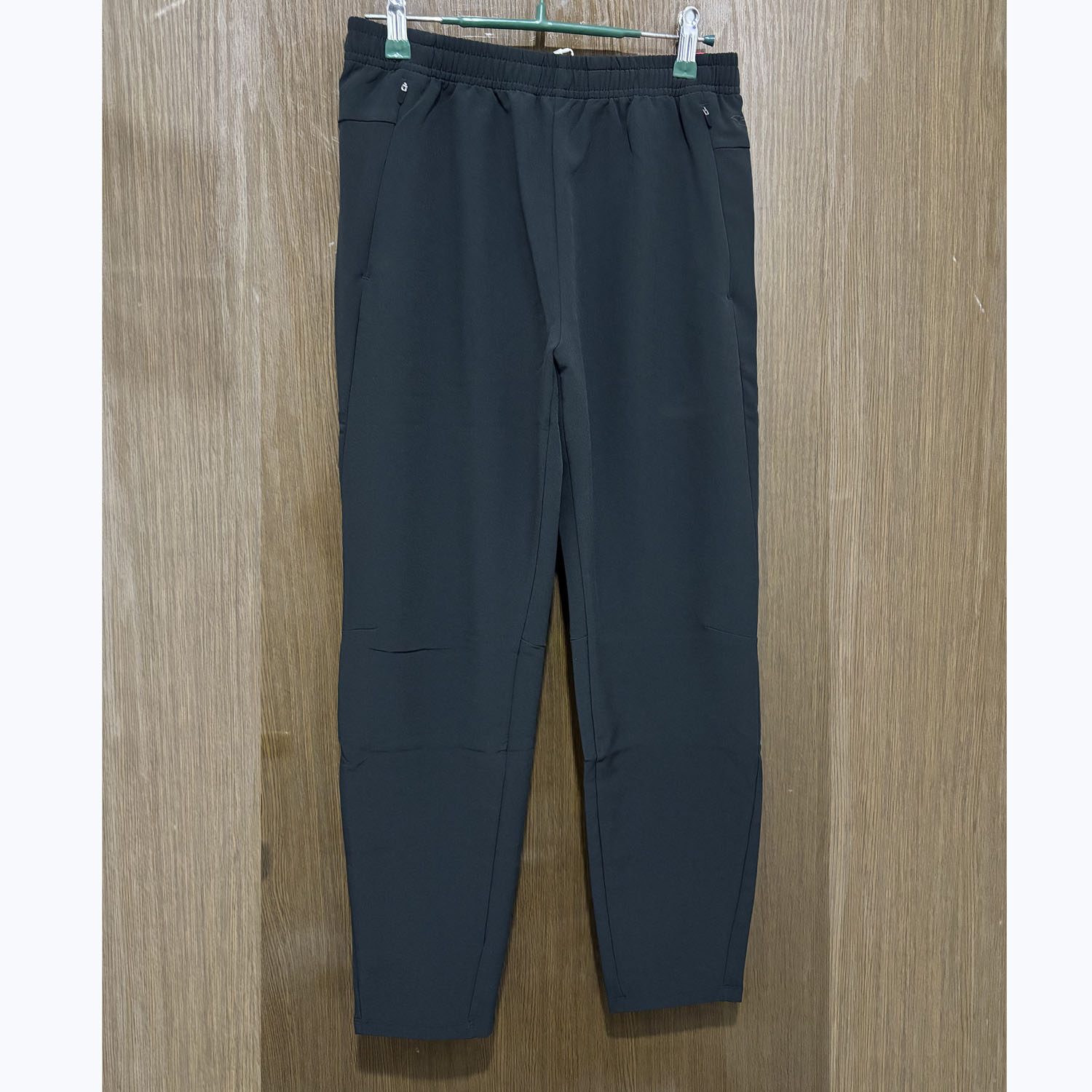 安踏正品春秋休闲梭织健身跑步舒适青年学院女运动长裤162315501