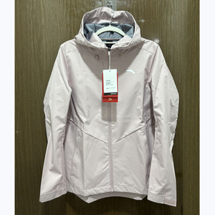 安踏正品 春秋休闲连帽防风户外青年女运动跑步外套上衣462430214