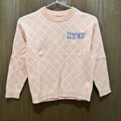 特步儿童正品 秋冬休闲潮流青年百搭上衣女童运动毛衣678424104458