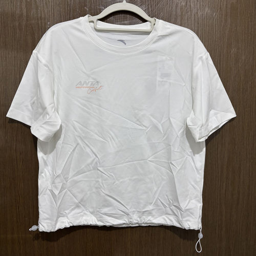 安踏正品夏季宽松圆领短袖针织