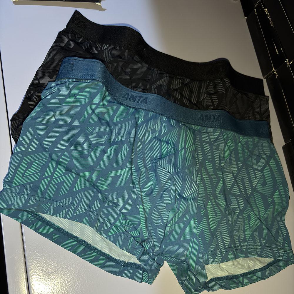 安踏正品平角内裤透气安全裤男