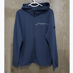 安踏正品夏冰肤速干连帽针织男外套开衫运动跑步上衣152427709