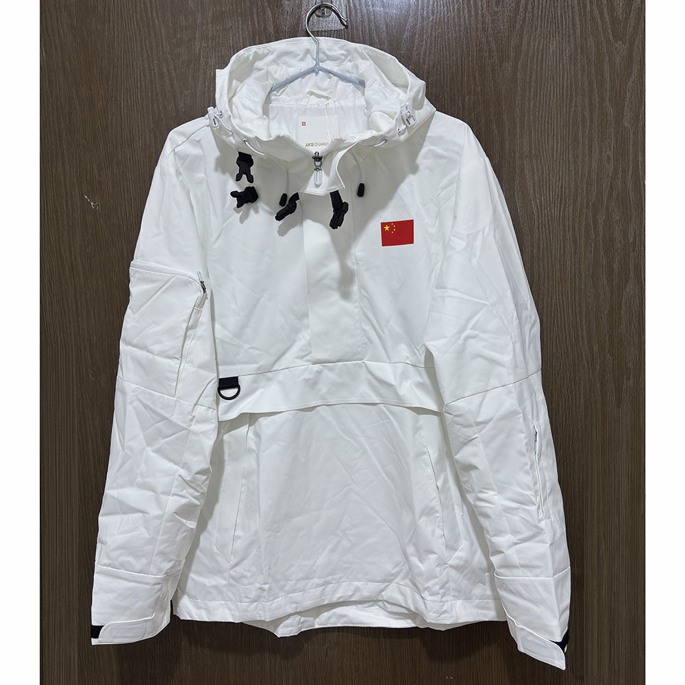 安踏正品春秋连帽梭织男运动上衣