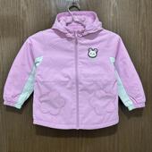 特步儿童正品 秋冬加绒保暧收腰连帽外套女童风衣678424333111