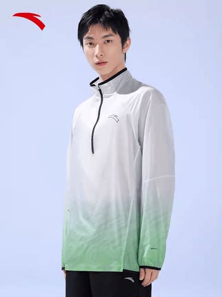 安踏运动外套男2024夏季新款梭织薄款透气防晒衣男款152325603