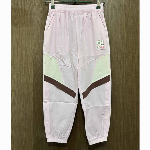 安踏儿童正品梭织宽松女童运动裤