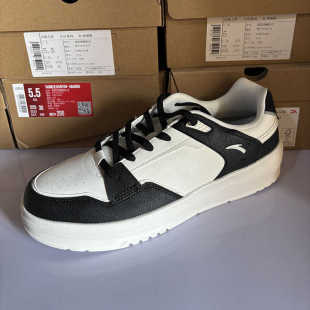 112328017S 男女情侣轻便青年学院运动鞋 安踏正品 春夏休闲厚底板鞋