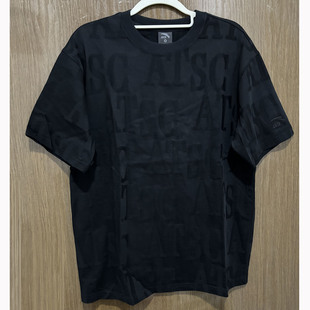 安踏正品夏圆领宽松透气吸湿舒适针织运动潮流短袖T恤衫152438113