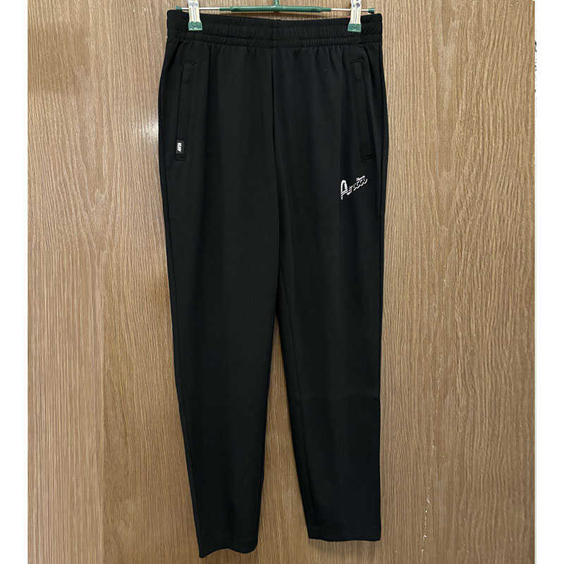 针织夏弹力九分裤速干裤安踏透气