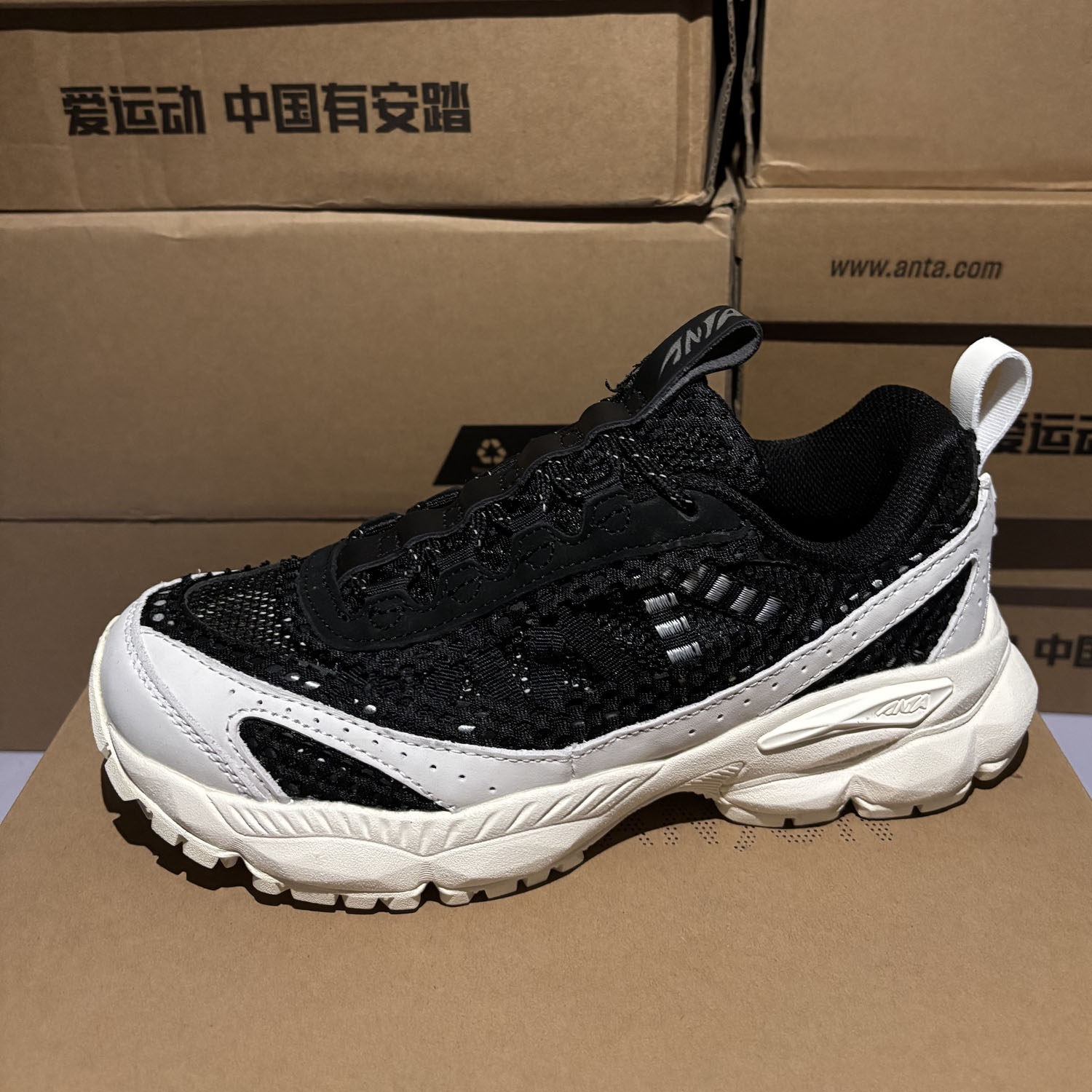 安踏正品夏冠军系列透气男运动鞋