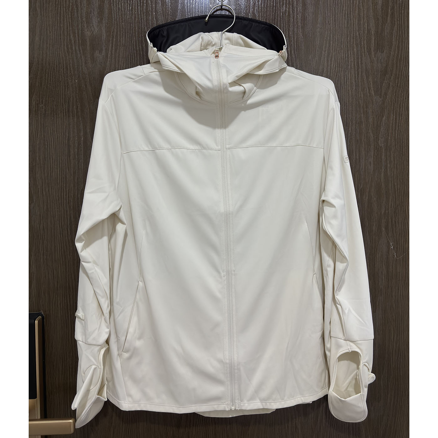 安踏正品夏冰丝速干连帽檐遮阳防晒防手骑行女运动上衣162427709